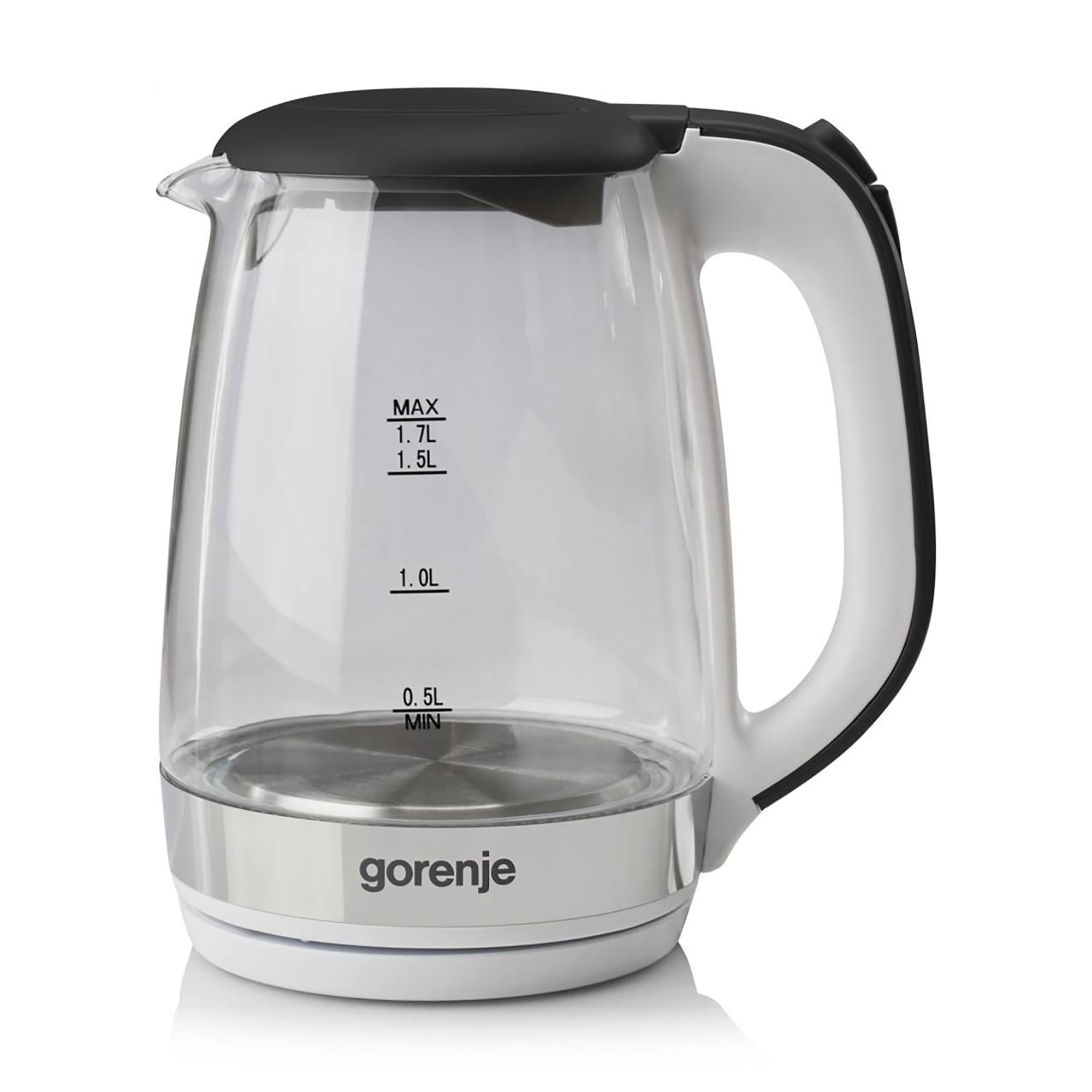 Електрочайник Gorenje білий, 1.7 л (K17GXG)