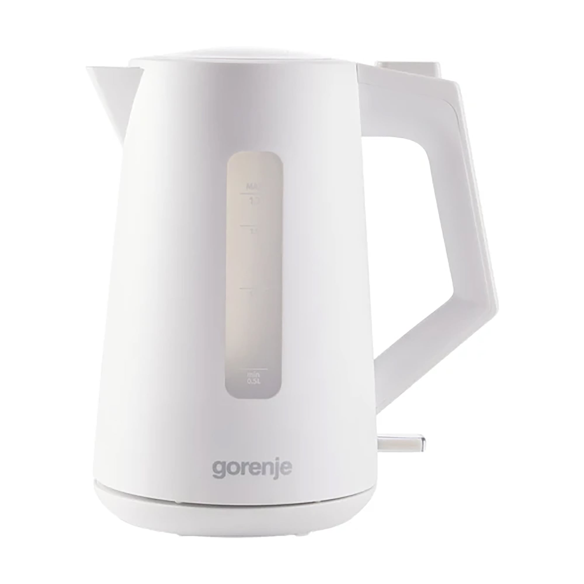 Електрочайник Gorenje білий матовий, 1.7 л (K17OPW)