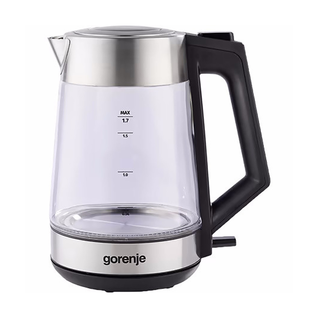 Електрочайник Gorenje чорний, 1.7 л (K17OGS)