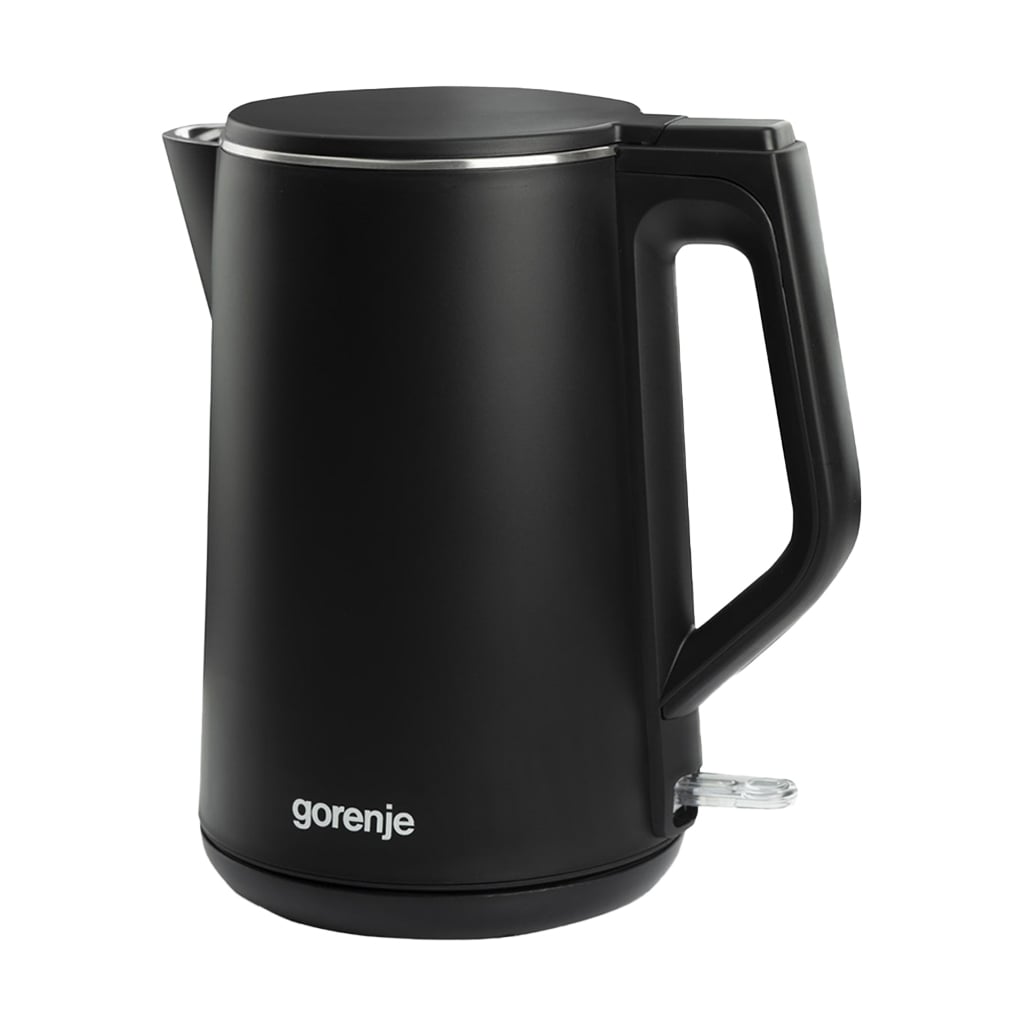 Електрочайник Gorenje чорний матовий, 1.5 л (K15DWBK)