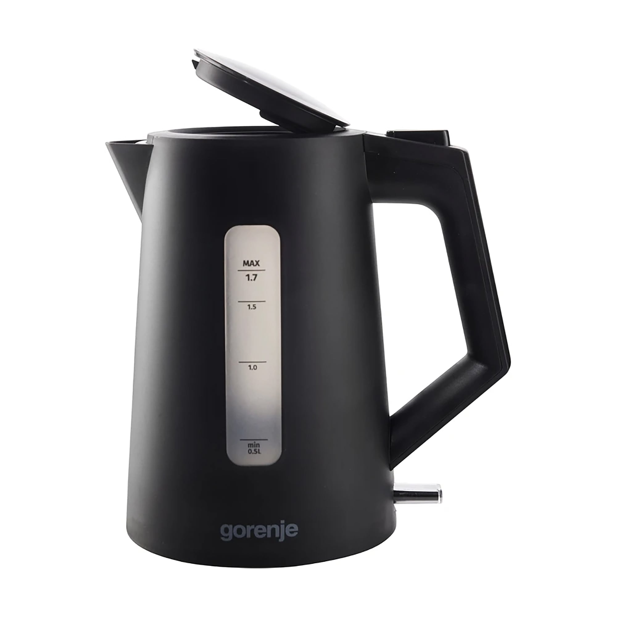 Електрочайник Gorenje чорний матовий, 1.7 л (K17OPB)