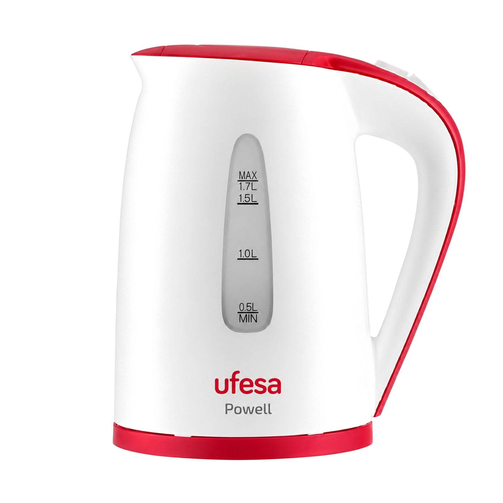 Електрочайник Ufesa HA7315 Powell біло-червоний, 1.7 л (71505352)