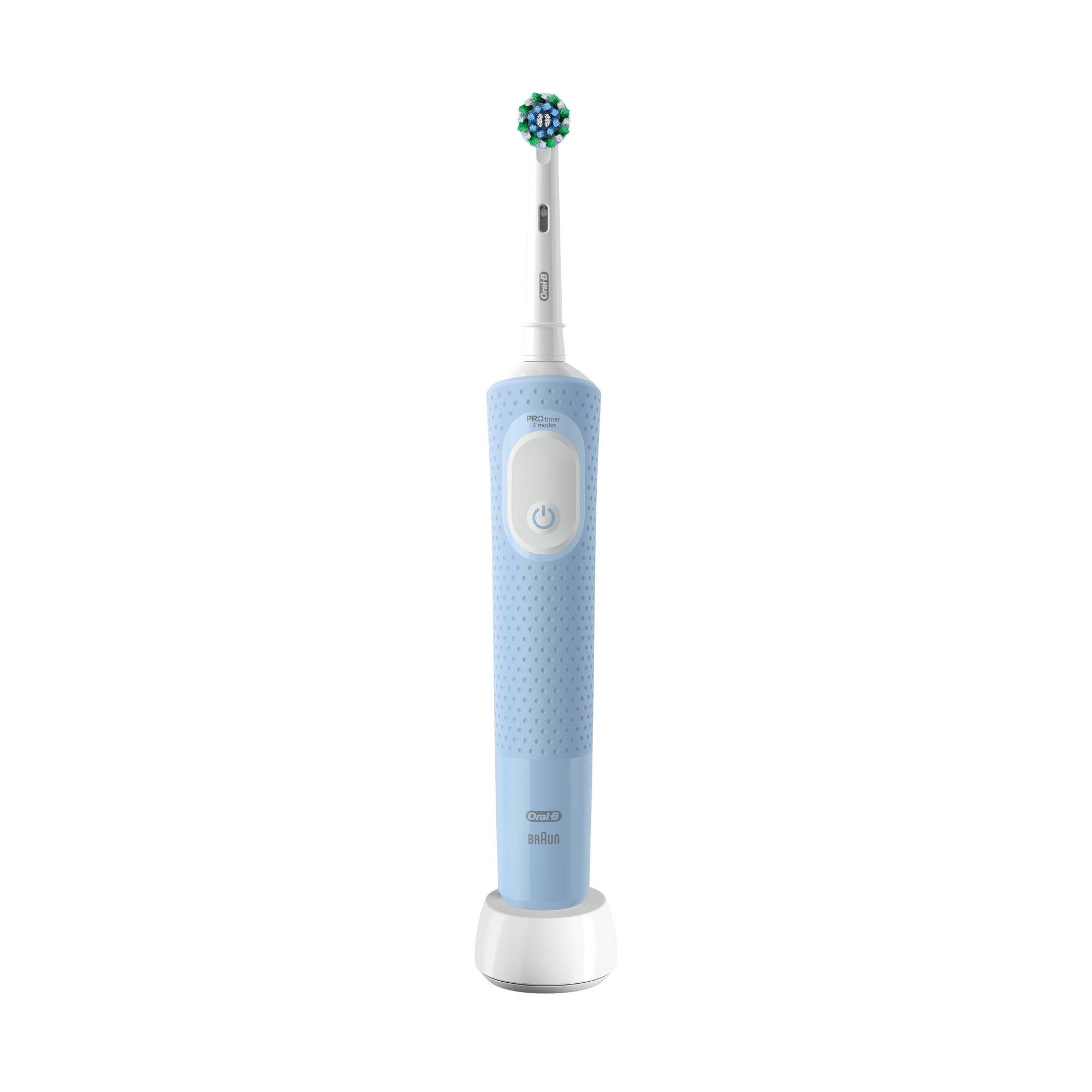 Електрична зубна щітка Oral-B Braun Vitality Pro Protect X Clean блакитна