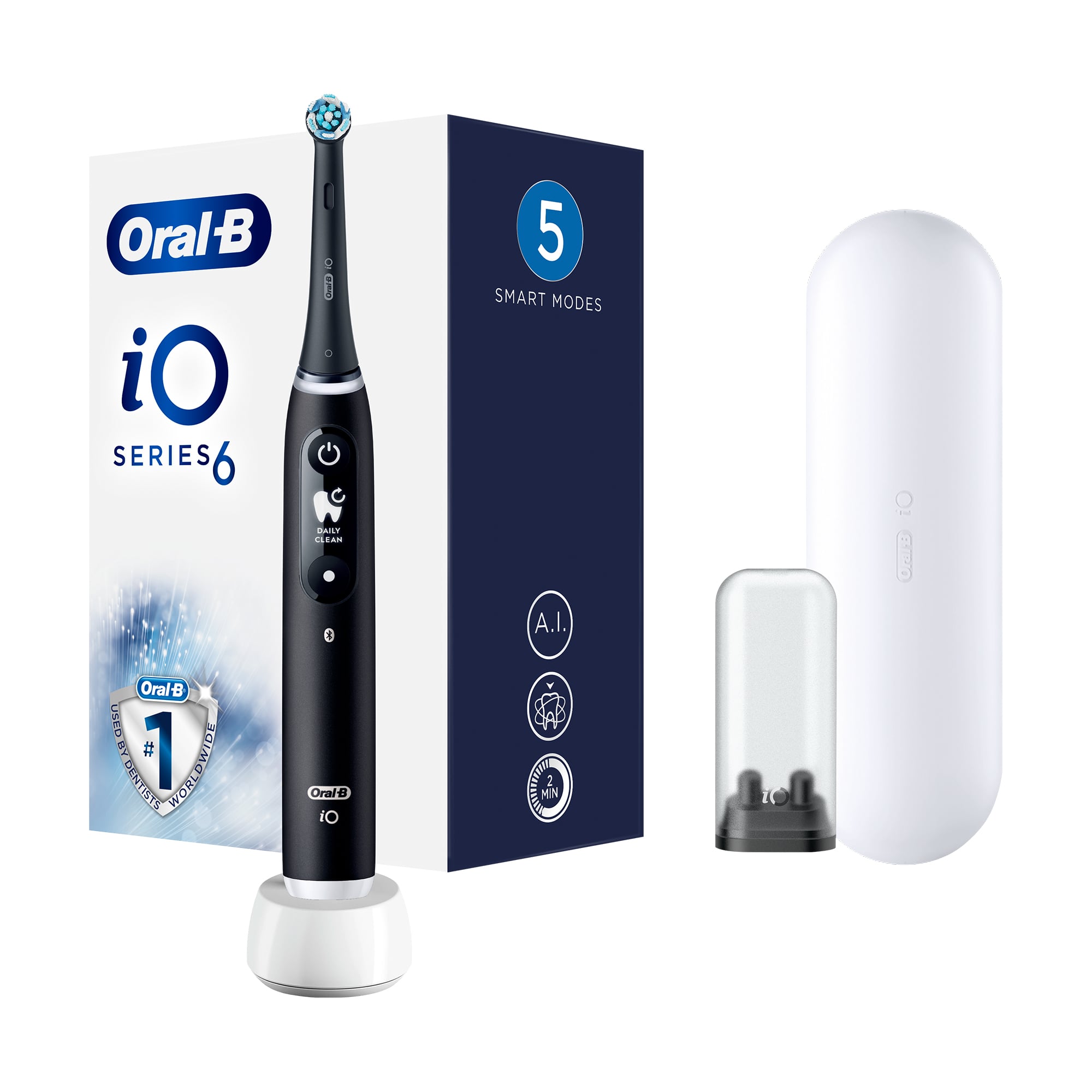 Електрична зубна щітка Oral-B iO Серія 6 Чорна