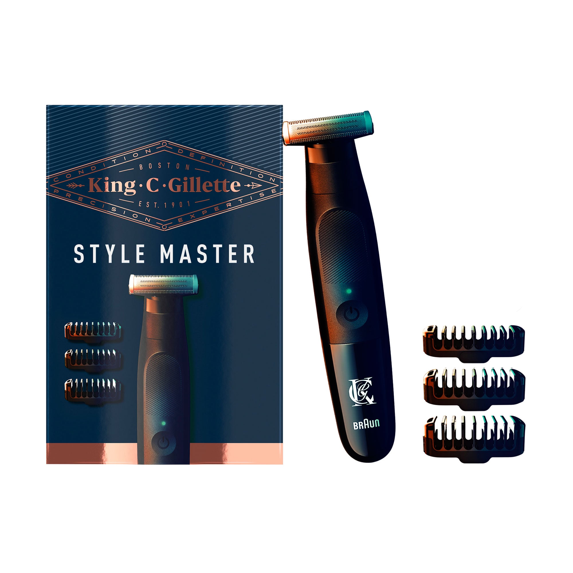 Електричний стайлер для бороди King C. Gillette