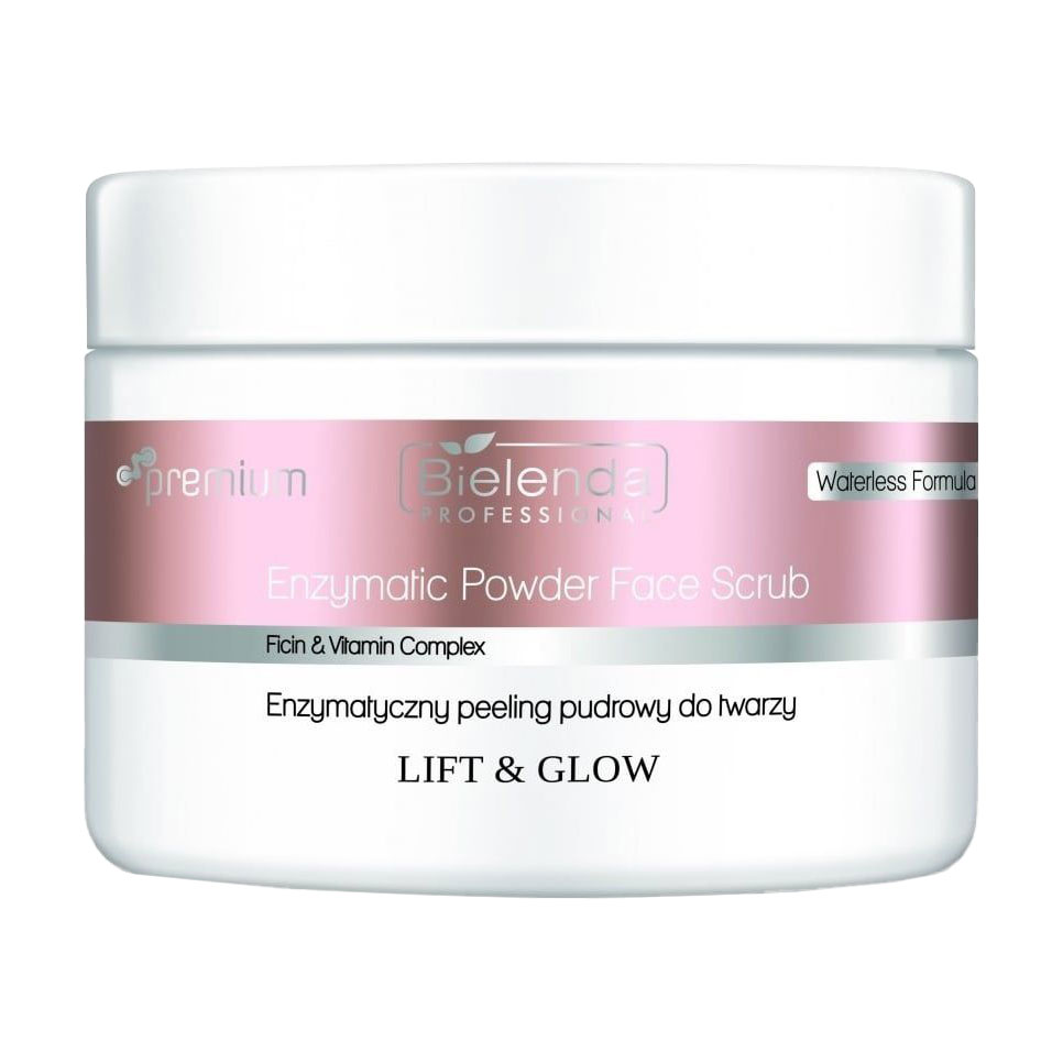 Ензимна пудра-пілінг для обличчя Bielenda Professional Lift &amp; Glow Enzymatic Powder Face Scrub, 100 г
