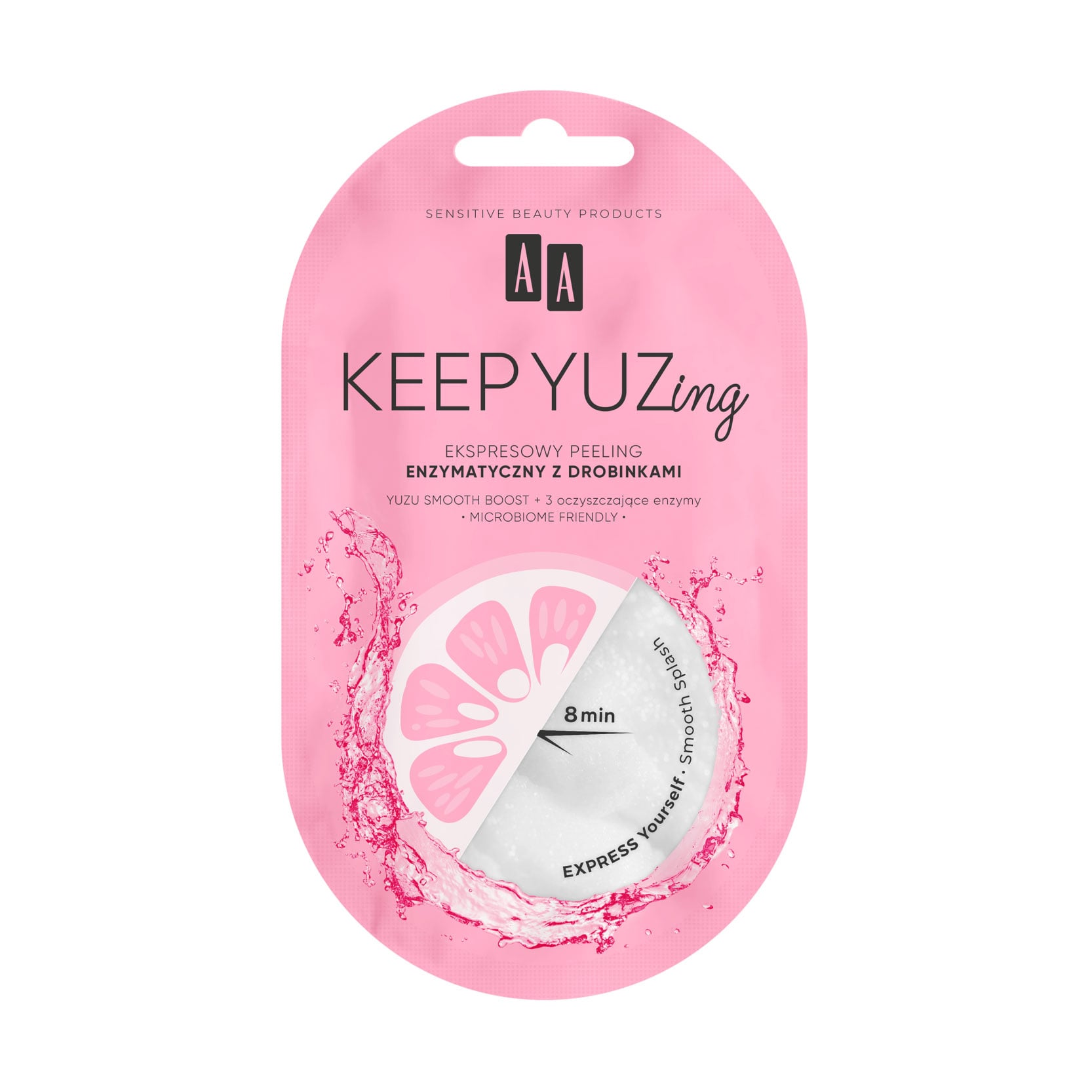 Ензимний експрес-пілінг для обличчя AA Cosmetics KEEP YUZing, 7 мл