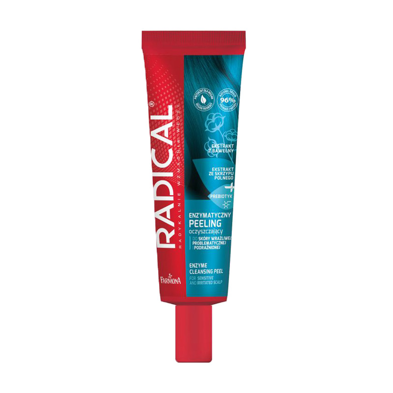 Ензимний очищувальний пілінг Farmona Radical Enzyme Cleansing Peel для дуже чутливої шкіри голови, 75 мл