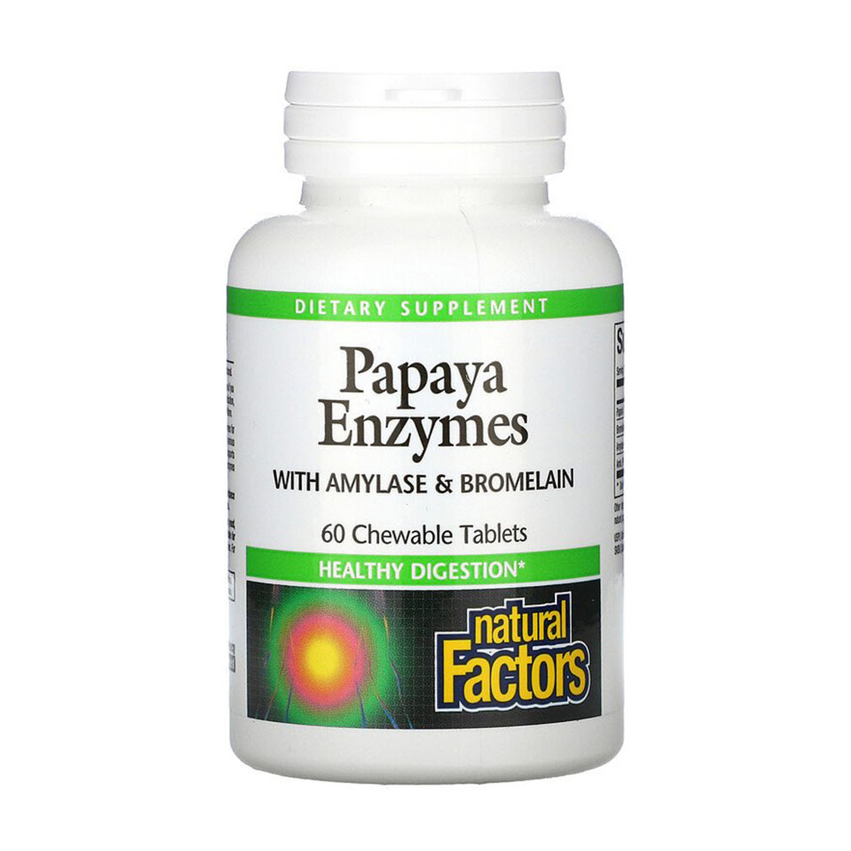 Ензими папайї Natural Factors Papaya Enzymes, 60 жувальних таблеток