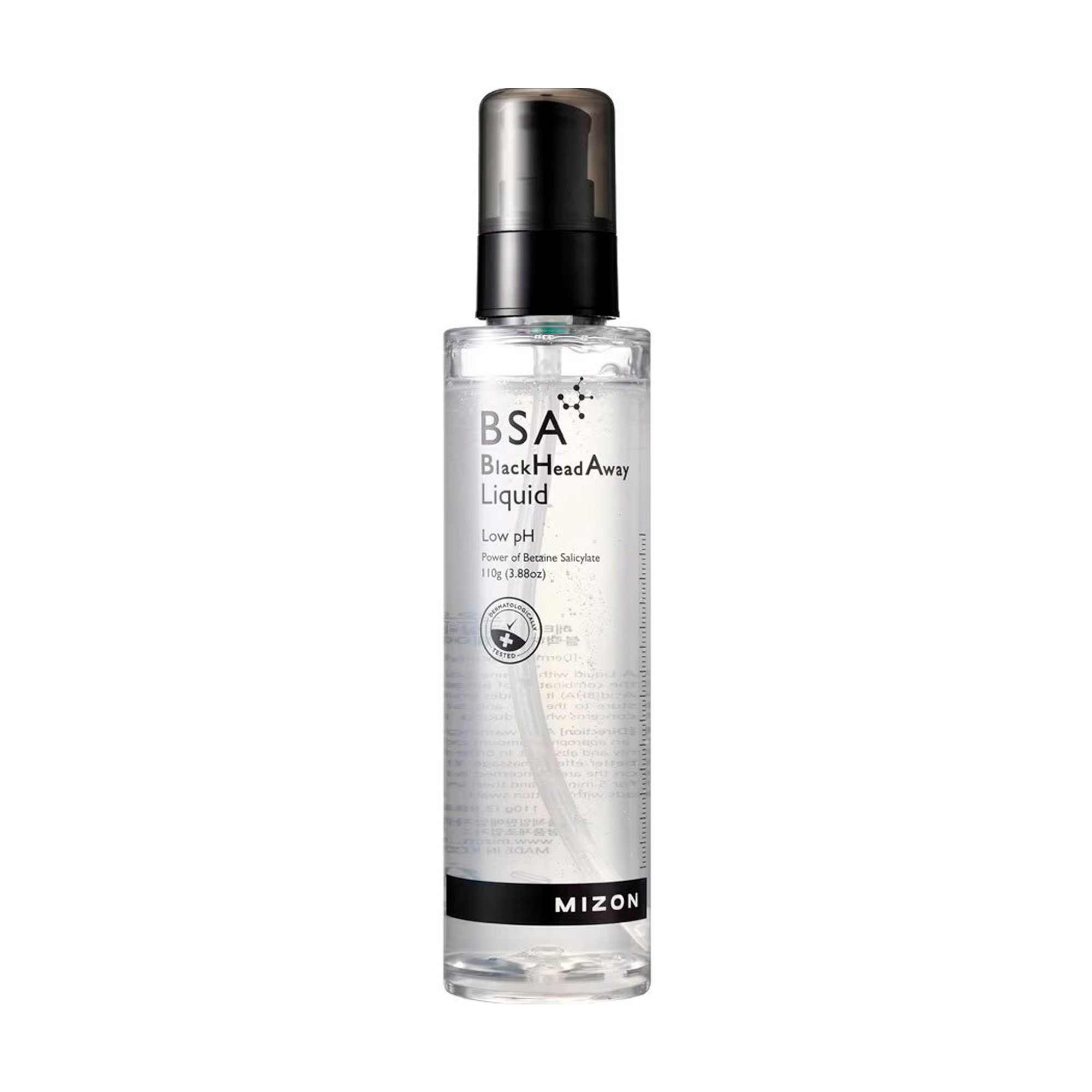 Есенція для обличчя Mizon BSA Black Head Away Liquid проти чорних цяток, 110 г