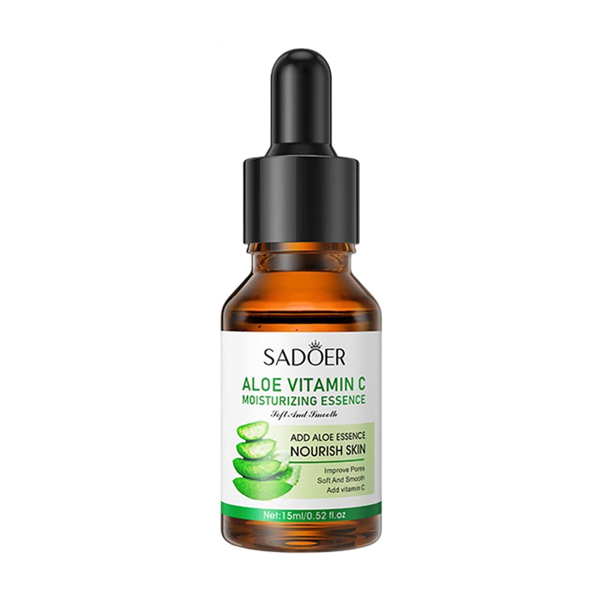 Есенція для обличчя Sadoer Aloe Vitamin C Moisturizing Essence з екстрактом алое вера, 15 мл