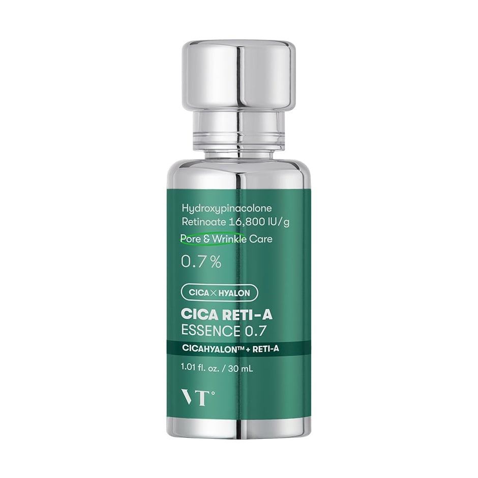 Есенція для обличчя VT Cosmetics Cica Reti-A Essence 0.7% з ретинолом та центелою, 30 мл