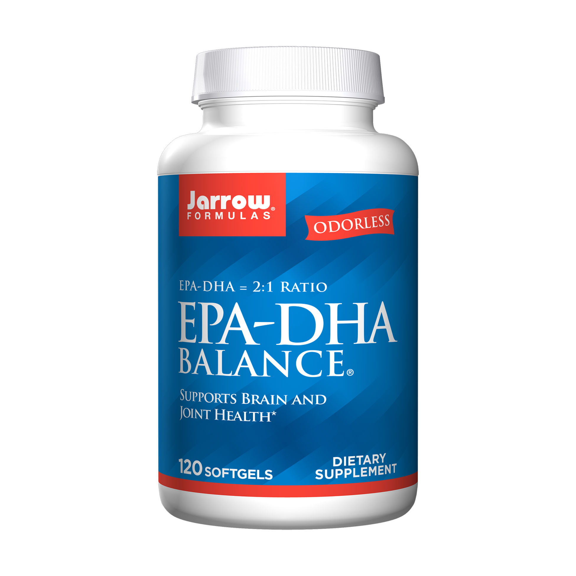 Ейкозапентаєнова та докозагексаєнова кислоти Jarrow Formulas EPA-DHA Balance, 120 гелевих капсул