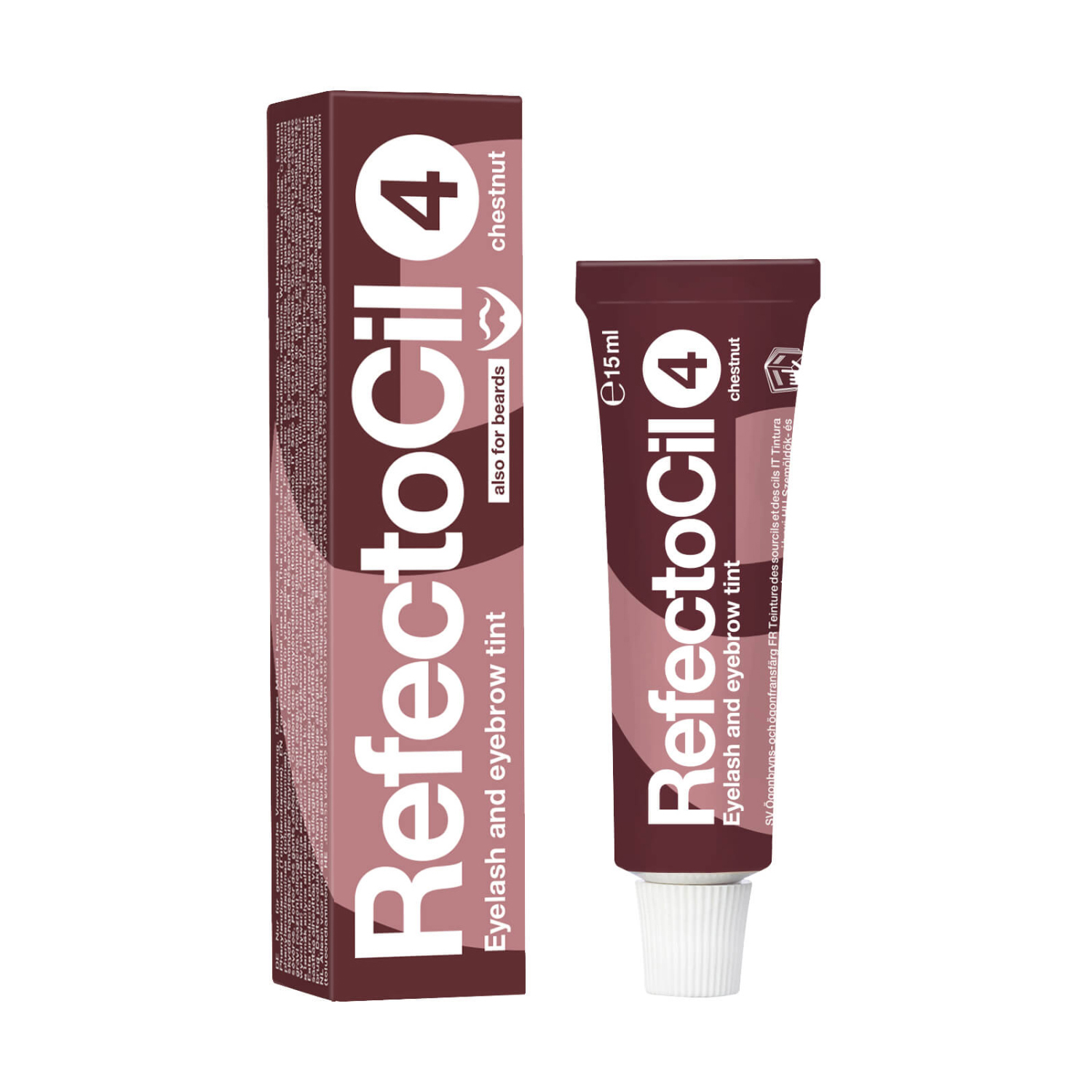Фарба для брів і вій RefectoCil Eyelash and Eyebrow 4.0 Chestnut, 15 мл
