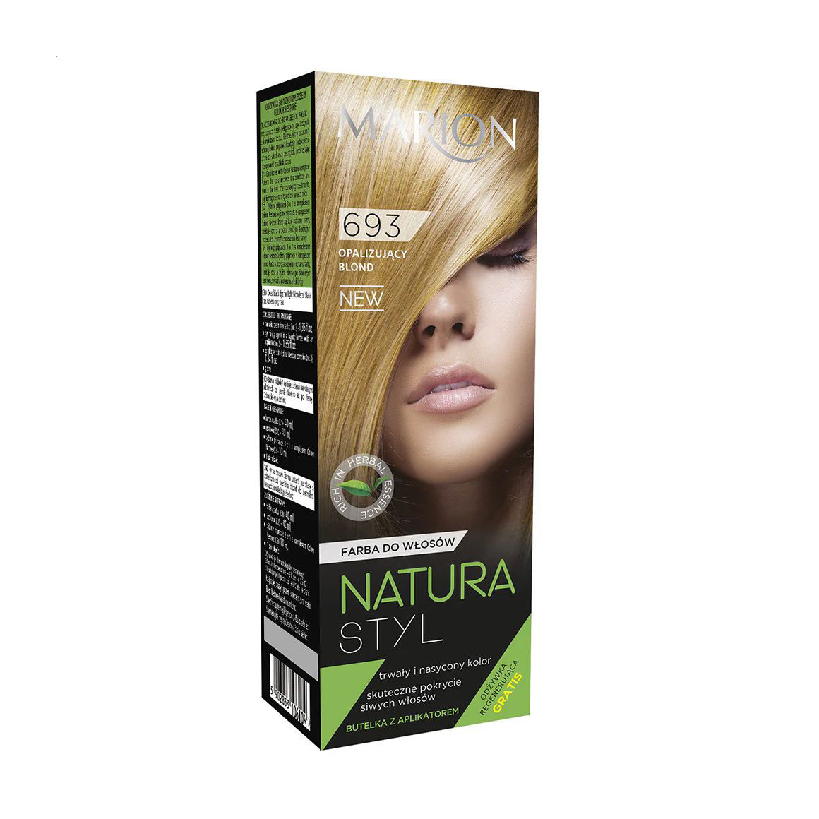 Фарба для волосся Marion Natura Styl Hair Dye 693 Sunny Blonde, 90 мл