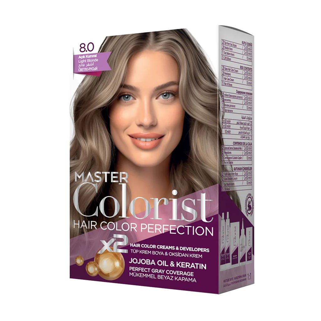 Фарба для волосся Master Colorist Hair Color Perfection 8.0 Light Blonde, 210 мл