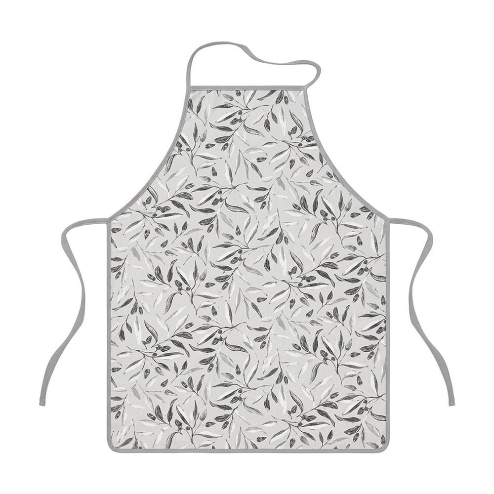 Фартух Ardesto Grey Leaves cірий, 60*80 см (ART12GL)