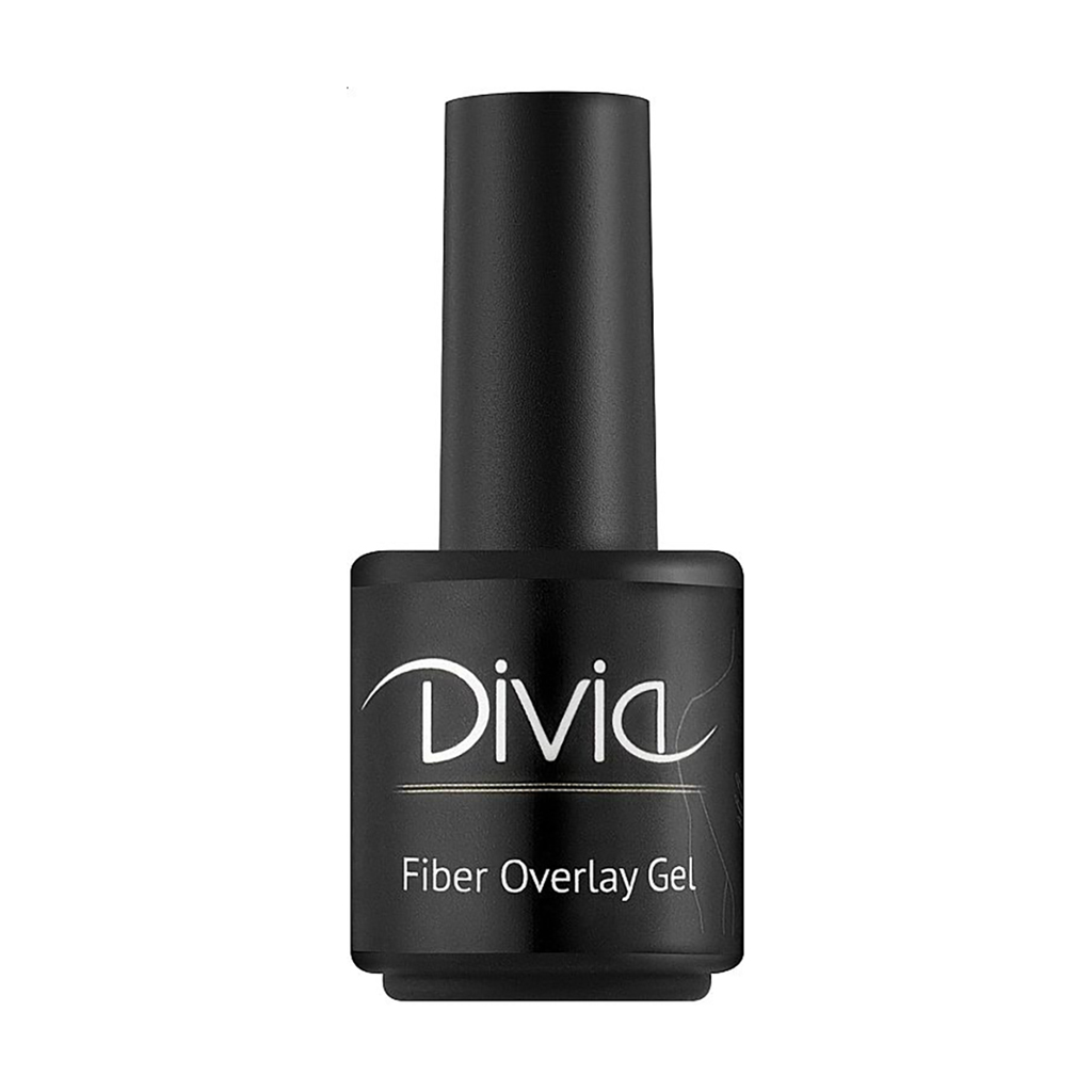 Файбер база для гель-лаку Divia Fiber Overlay Gel FO19 Rosetta, 15 мл
