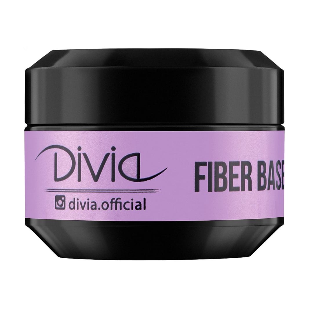 Файбер база для гель-лаку Divia Fiber Overlay Gel FO23 Milky, 30 мл