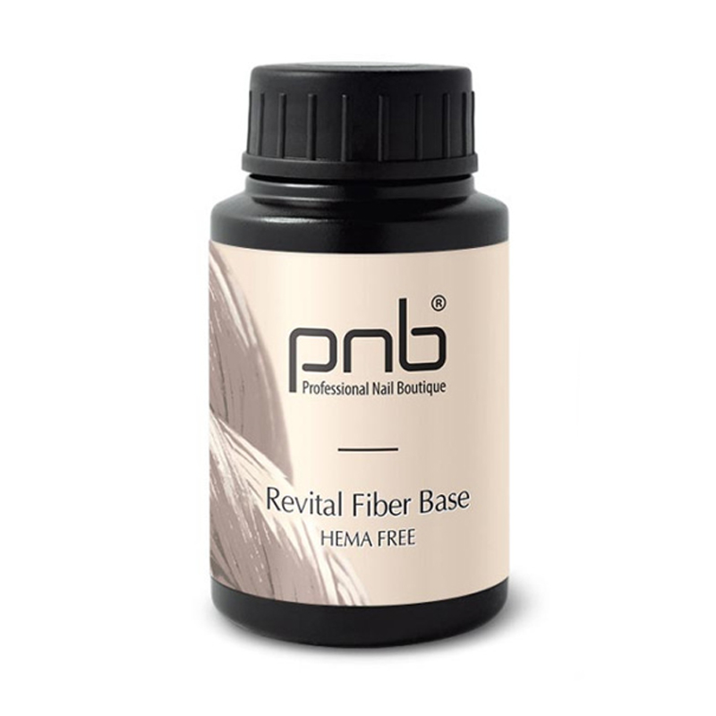 Файбер база для гель-лаку PNB Revital Fiber Base Hema Free Porcelain Pink, 30 мл