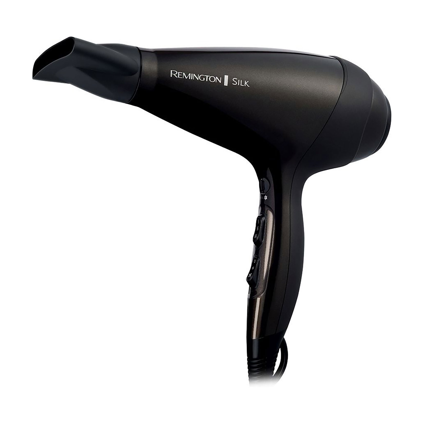 Фен для волосся Remington Silk 3 насадки, коричневий (AC9095)