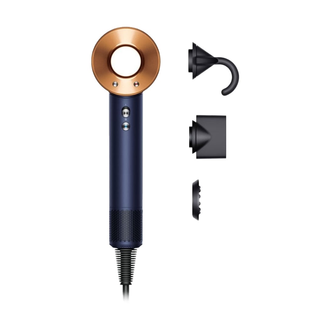 Фен Dyson HD07 Supersonic Straight+Wavy Prussian темно-синій (113277-01)