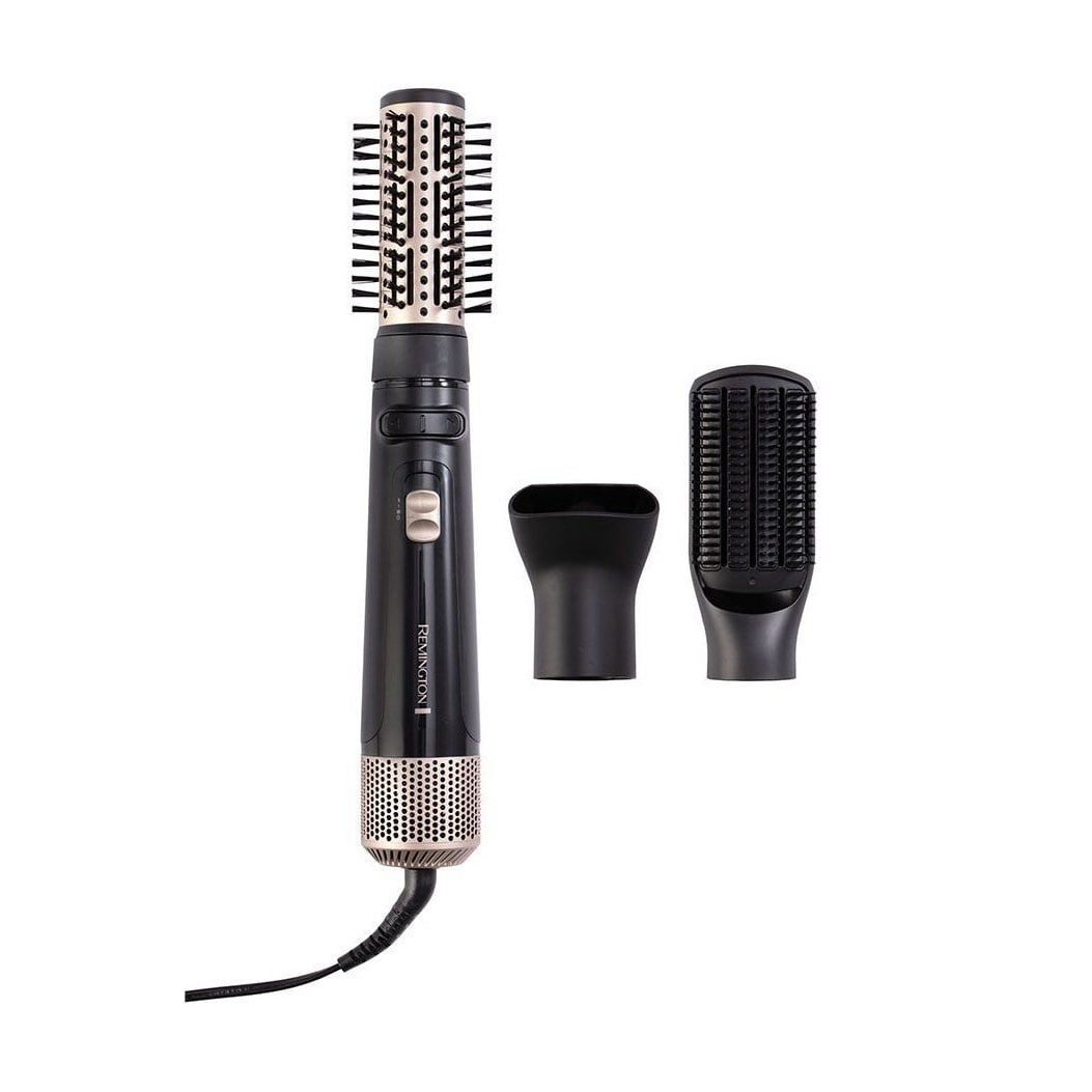 Фен-щітка для волосся Remington Blow Dry &amp; Style Caring 3 насадки, чорний (AS7580)
