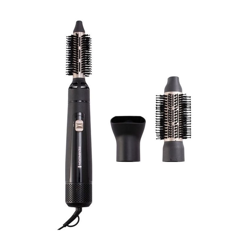Фен-щітка для волосся Remington Blow Dry &amp; Style Caring 3 насадки, чорний (AS7300)