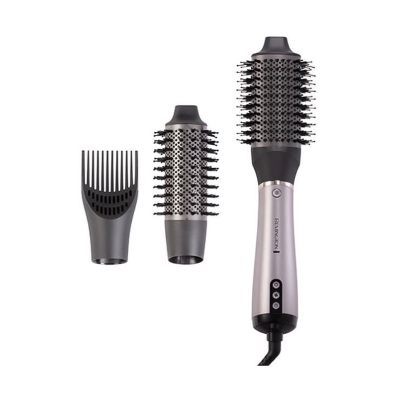 Фен-щітка для волосся Remington ProLuxe You Adaptive 3 насадки, сірий (AS9880)