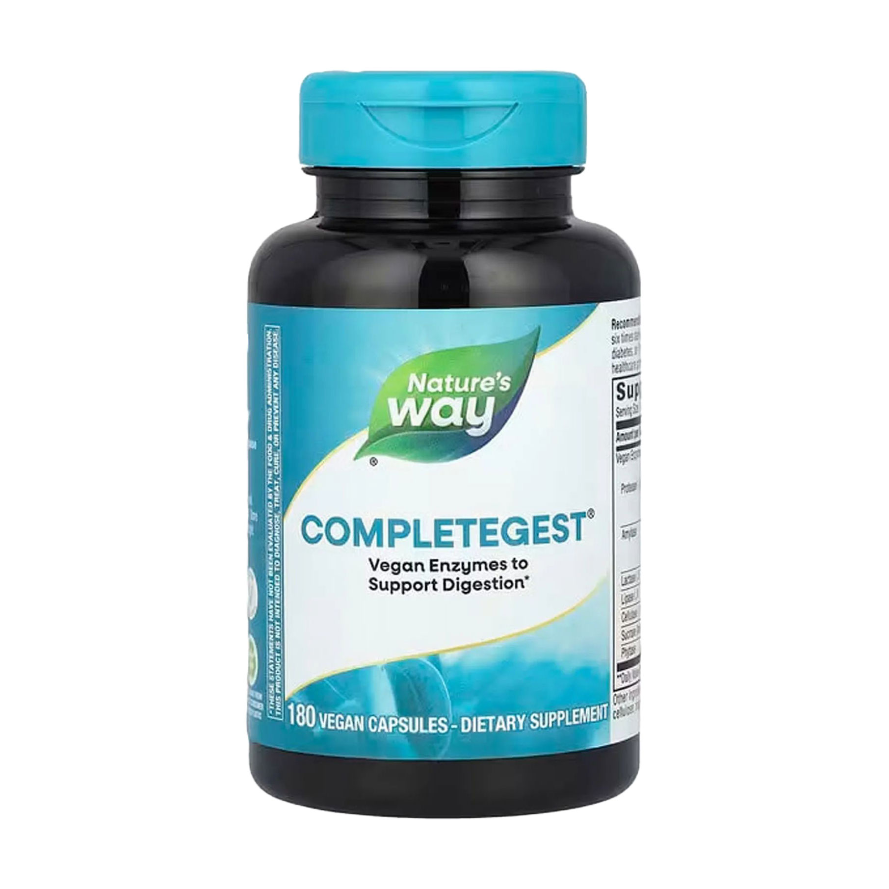 Ферменти для травлення Nature's Way CompleteGest, 180 веганських капсул