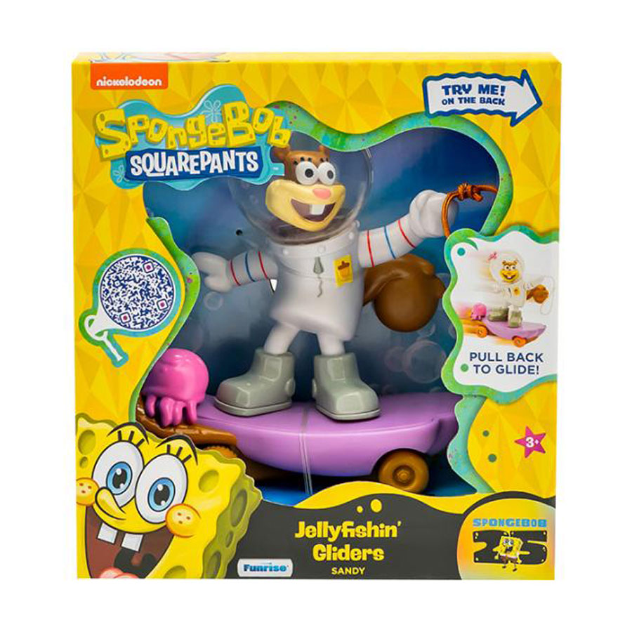 Фігурка Funrise Sponge Bob Square Pants Ковзач-медузолов Сенді, від 3 років (FR71163/71159)