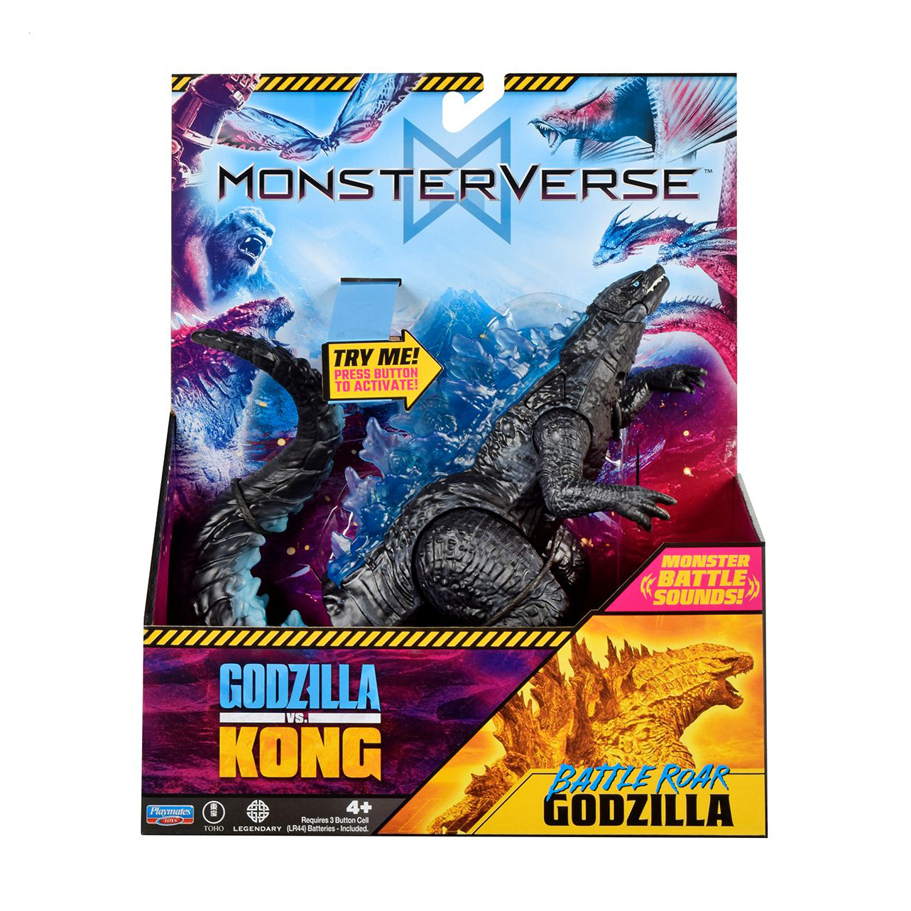 Фігурка Godzilla vs. Kong S2 Ґодзілла готов до бою, зі звуком, 18 см, від 4 років (35756N)
