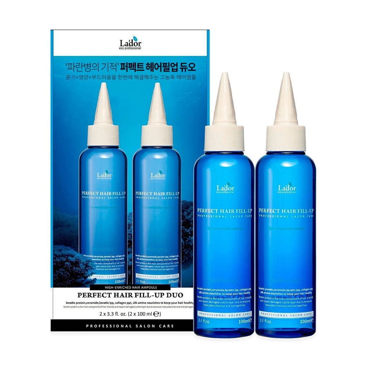 Філери для волосся La’dor Perfect Hair Fill-Up Duo Set, 2*100 мл