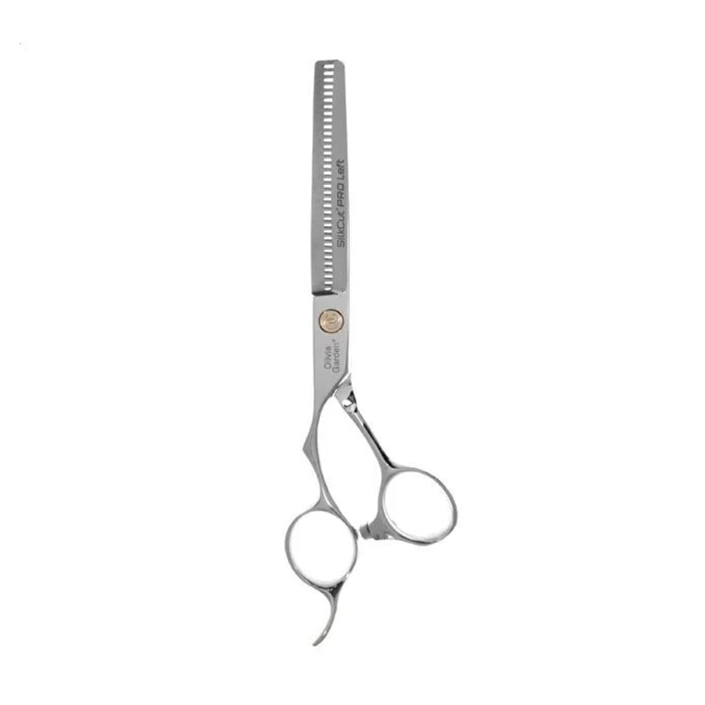 Філірувальні ножиці для стрижки Olivia Garden SilkCut 6.35 European Style для лівші, з чохлом (SH-SC1PC-TL63E-BOX)