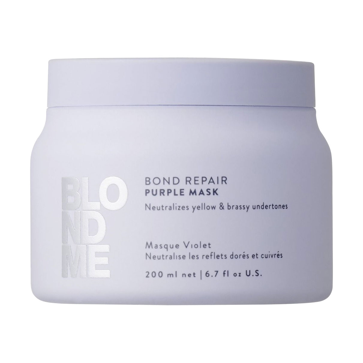Фіолетова маска Schwarzkopf Professional BlondMe Bond Repair Purple Mask для світлого волосся, 200 мл