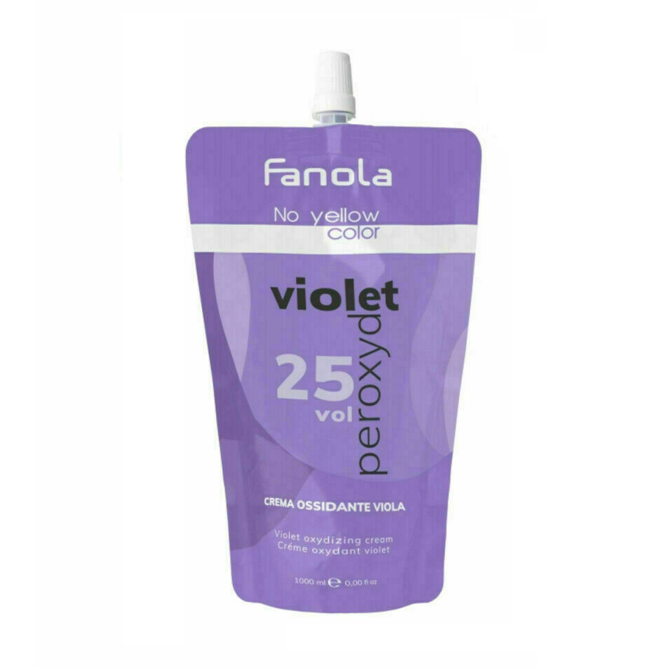 Фіолетовий окислювач проти жовтизни Fanola No Yellow Violet Oxidizing Cream 7.5% (25 Vol), 1 л