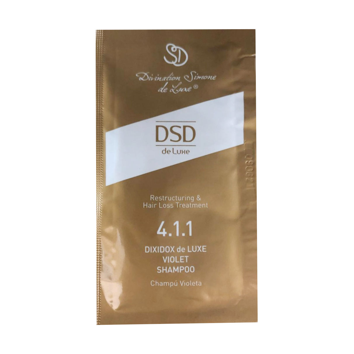 Фіолетовий шампунь для волосся DSD De Luxe Violet Shampoo 4.1.1, 10 мл