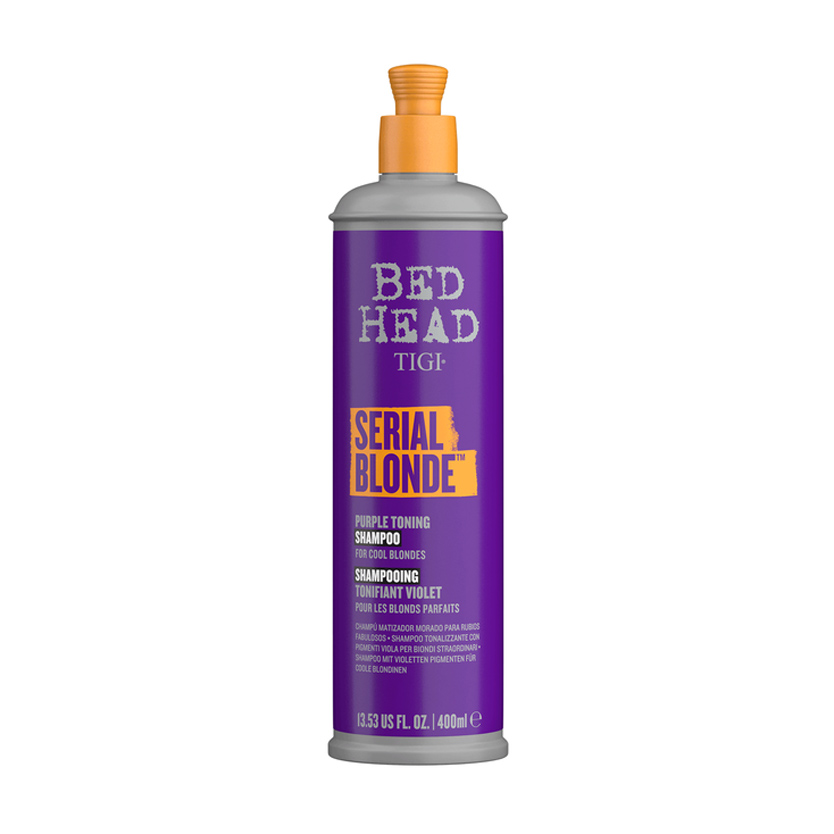 Фіолетовий тонувальний шампунь TIGI Bed Head Serial Blonde Purple Toning Shampoo для блондованого волосся, 400 мл