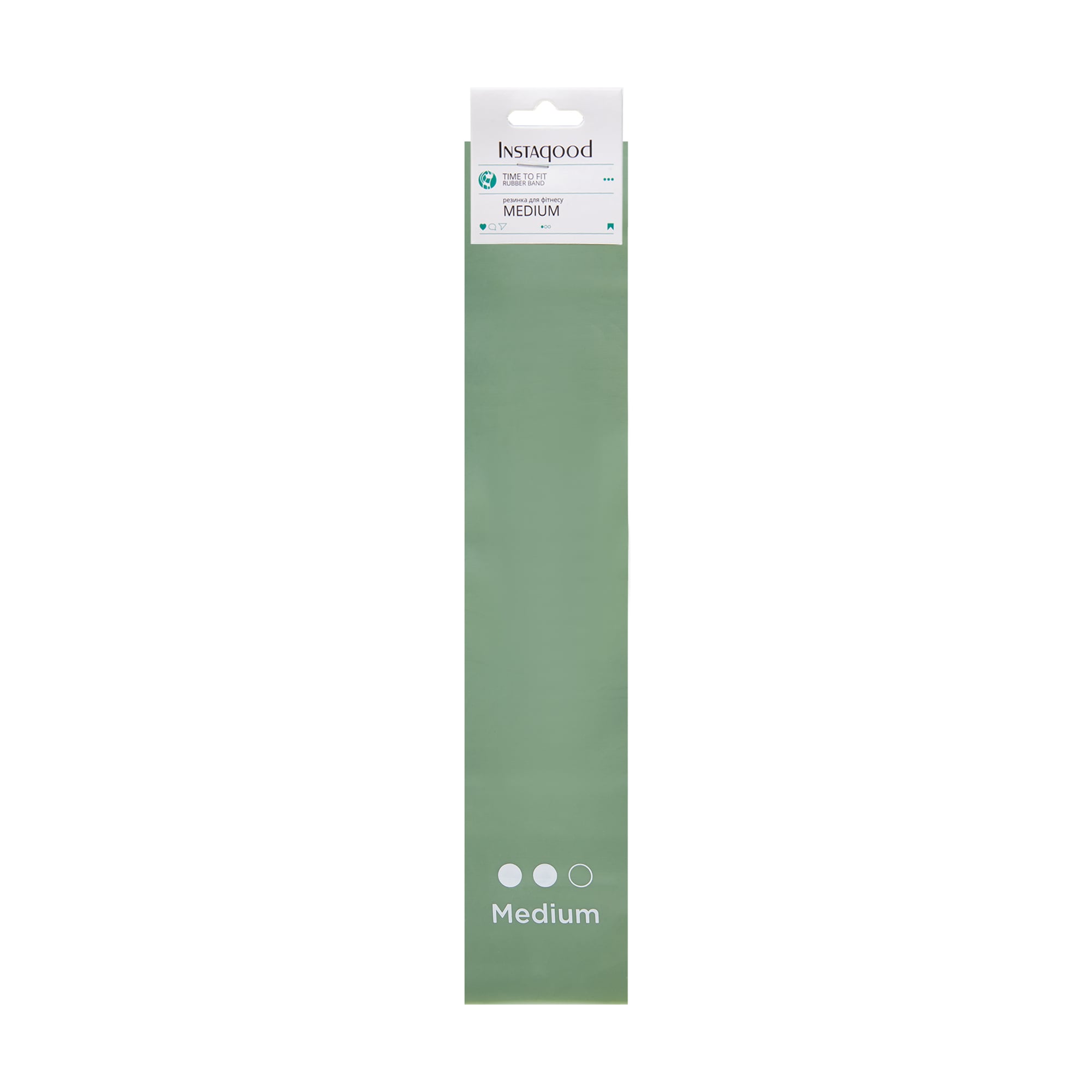 Фітнес резинка Instagood з рівнем супротиву Medium, 1 шт