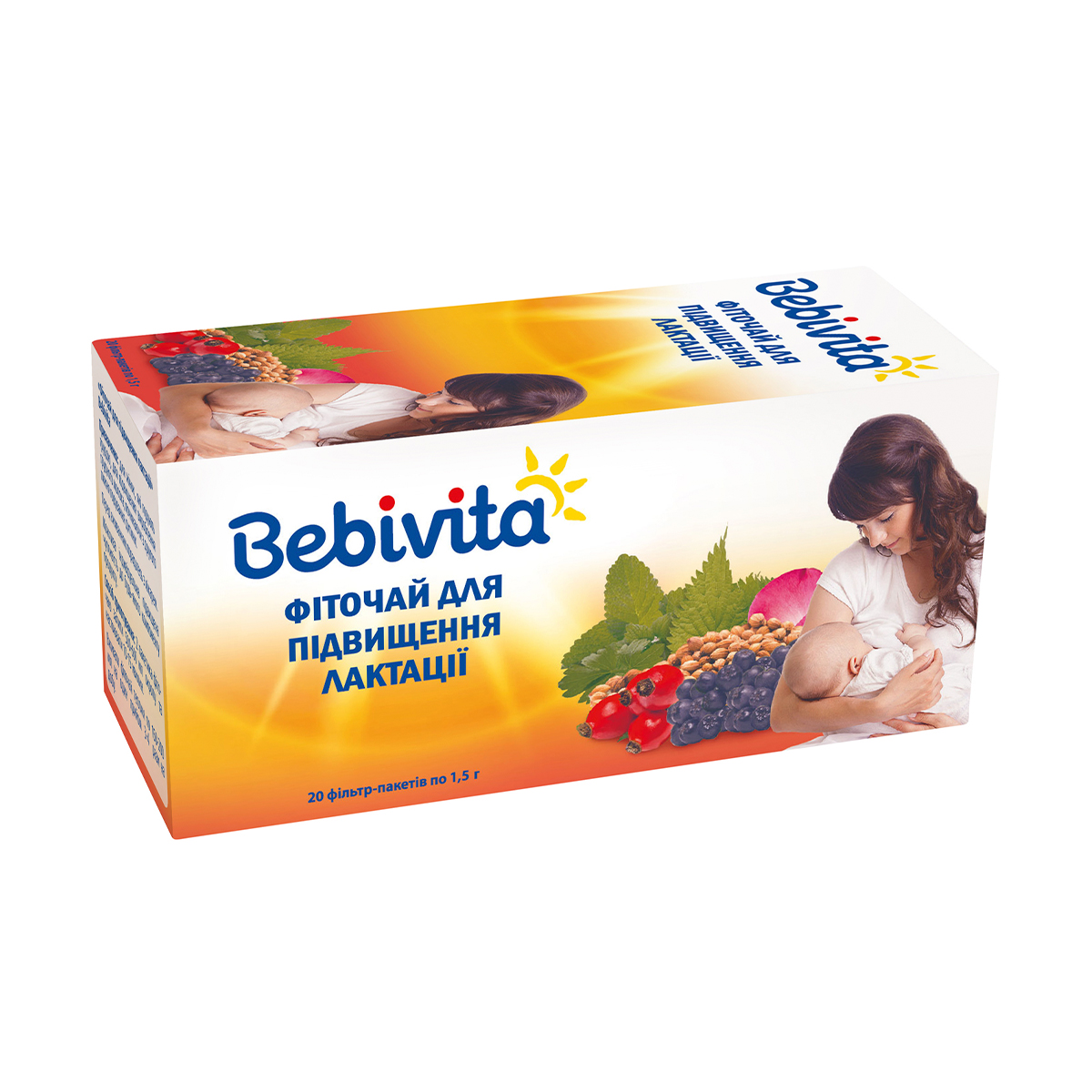 Фіточай Bebivita для підвищення лактації, 20*1.5 г