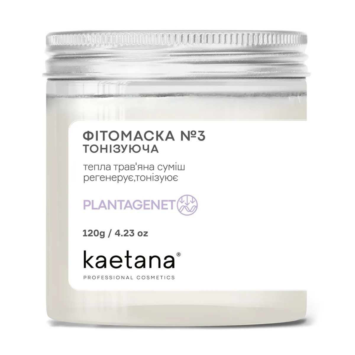 Фітомаска №3 для обличчя Kaetana Plantagenet Тонізувальна, для зрілої, в'янучої шкіри, 120 г
