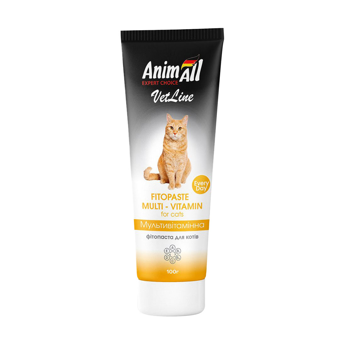 Фітопаста для котів AnimAll VetLine мультивітамінна, 100 г