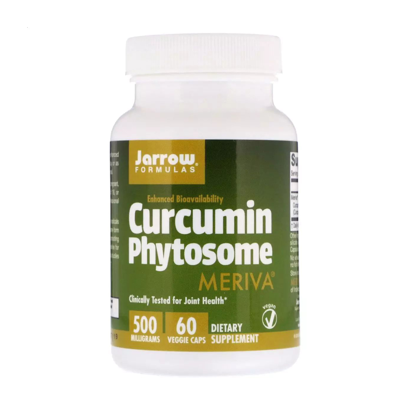Фітосоми куркуміну Jarrow Formulas Curcumin Phytosome Meriva 500 мг, 60 капсул