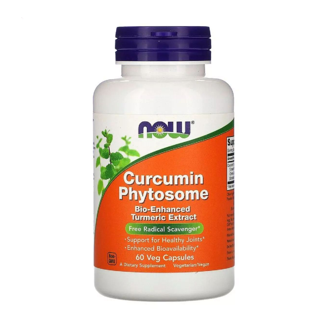 Фітосоми куркумину NOW Foods Curcumin Phytosome, 60 капсул
