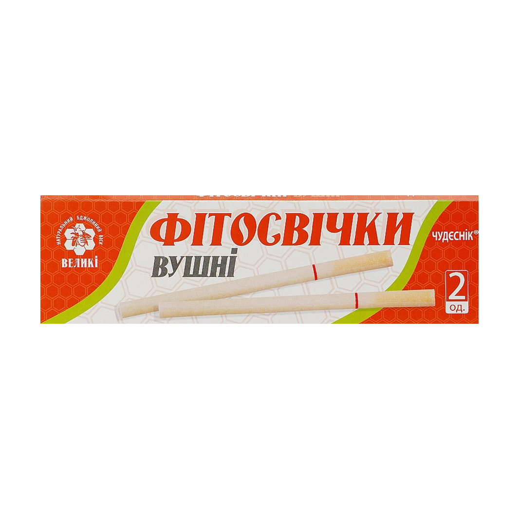 Фітосвічки вушні chudesnik Великі, 2 шт