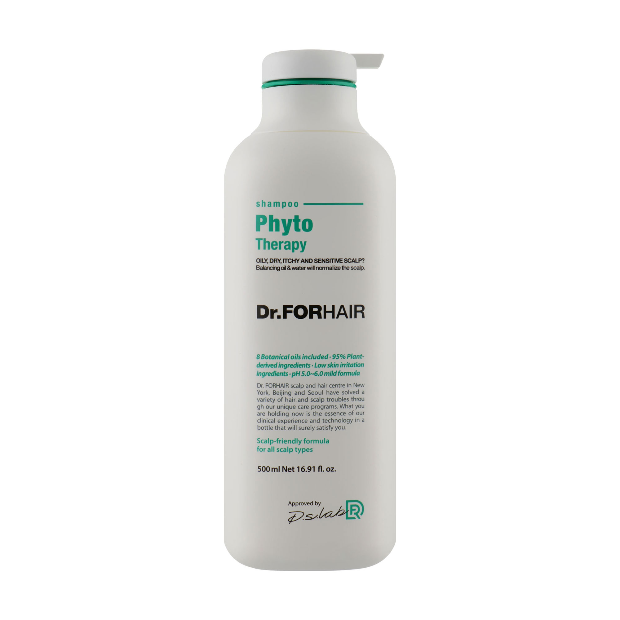 Фітотерапевтичний шампунь Dr.FORHAIR Phyto Therapy Shampoo для чутливої шкіри голови, 500 мл