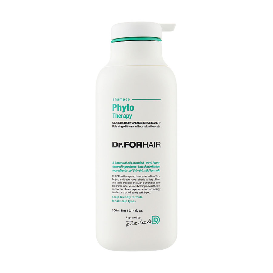 Фітотерапевтичний шампунь Dr.FORHAIR Phyto Therapy Shampoo для чутливої шкіри голови, 300 мл