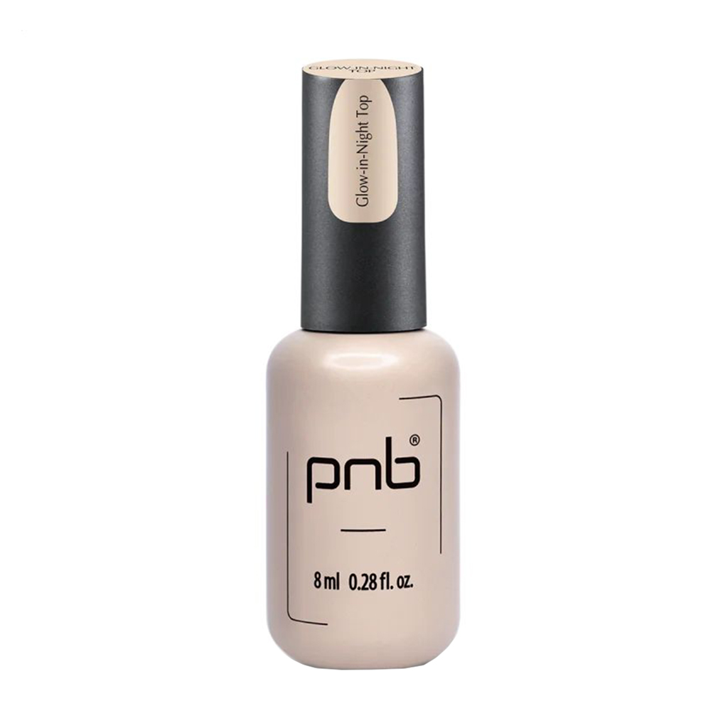 Флуоресцентний топ для гель-лаку PNB Glow-In Night Top, 8 мл