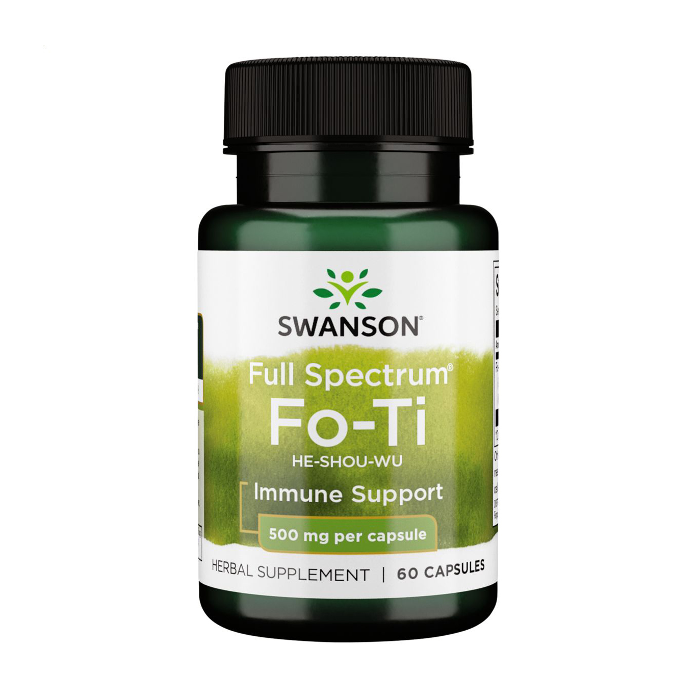 Фо-ті хе-шоу-ву Swanson Full Spectrum Fo-Ti He-Shou-Wu 500 мг, 60 капсул