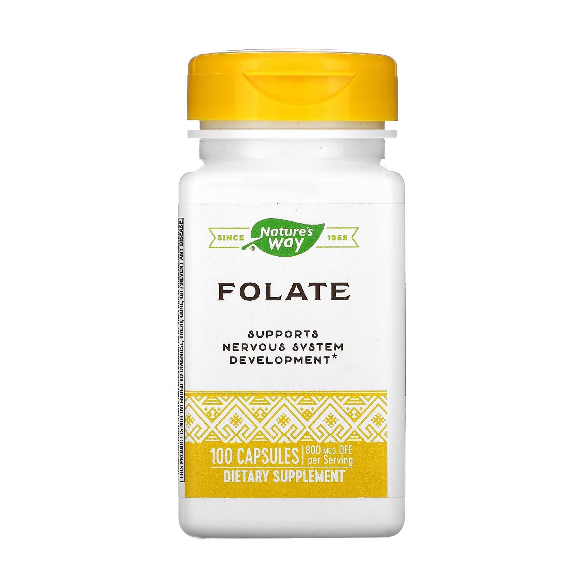 Фолат Nature's Way Folate 800 мкг, 100 капсул